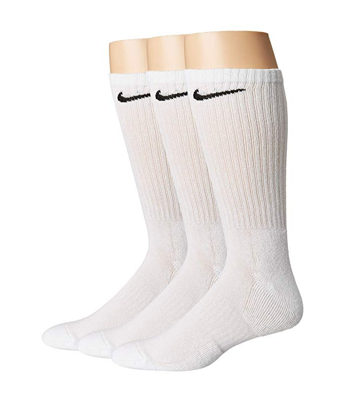 Набор носков Nike U Everyday Cush Crew 3Pr SX7664-100 46-50 3 шт белые фото1