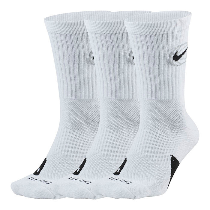 Набор носков Nike U Crew Everyday Bball 3Pr DA2123-100 38-42 3 шт белые фото1