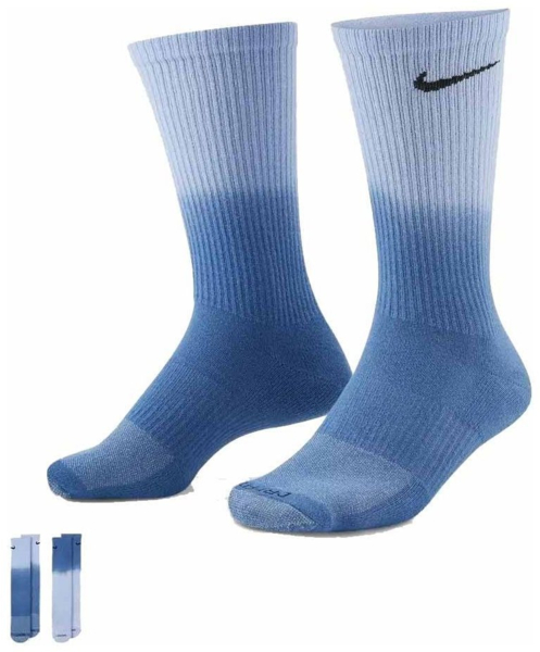 Набор носков Nike U Everyday Plus Cush Crew DH6096-903 42-46 2 шт. синие/голубые фото