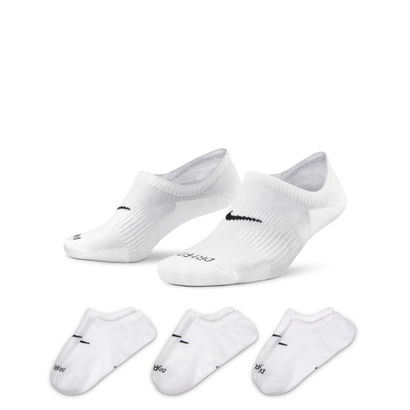 Набор носков Nike U Everyday Plus Cush Footie DH5463-903 38-42 2 шт. белые фото1
