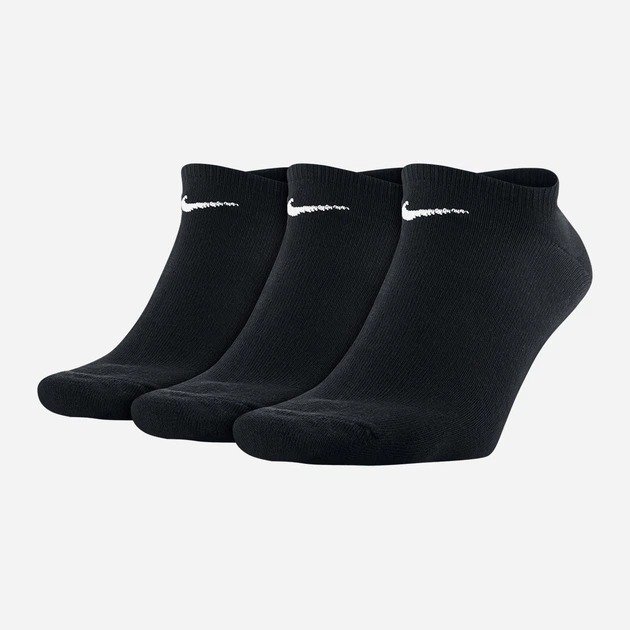 Набор носков Nike U Ltwt Ns 3Pr-Value SX2554-001 46-50 3 шт черные фото1