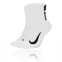 Набор носков Nike U Mltplier Ankle 2Pr-144 SX7556-100 46-50 2 шт белые