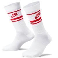 Набор носков Nike U Nsw Everyday Essential Cr 3Pr DX5089-102 42-46 3 шт белые/красные
