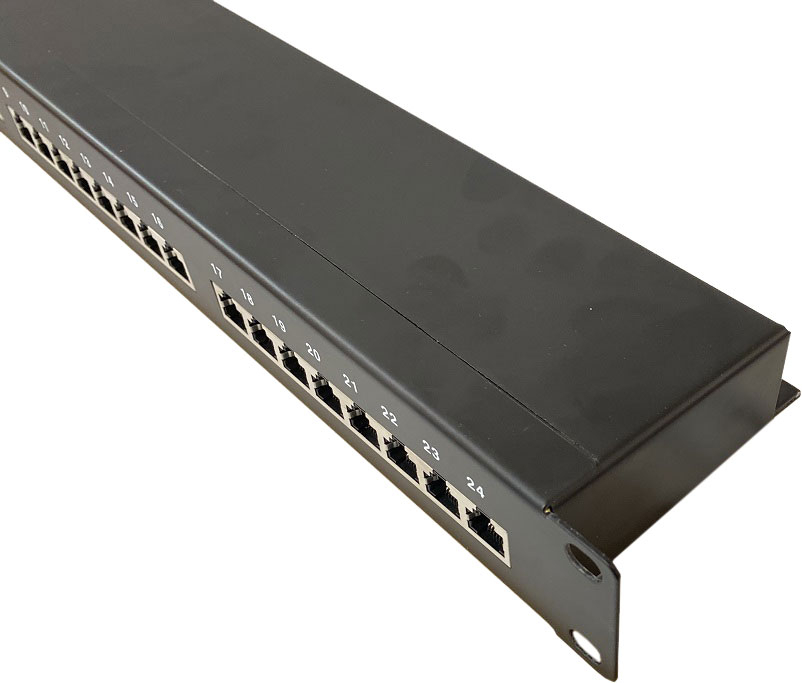 Патч-панель Atcom FP5224 19" 24хRJ-45 FTP 1U cat.5е (FP5224) фото1