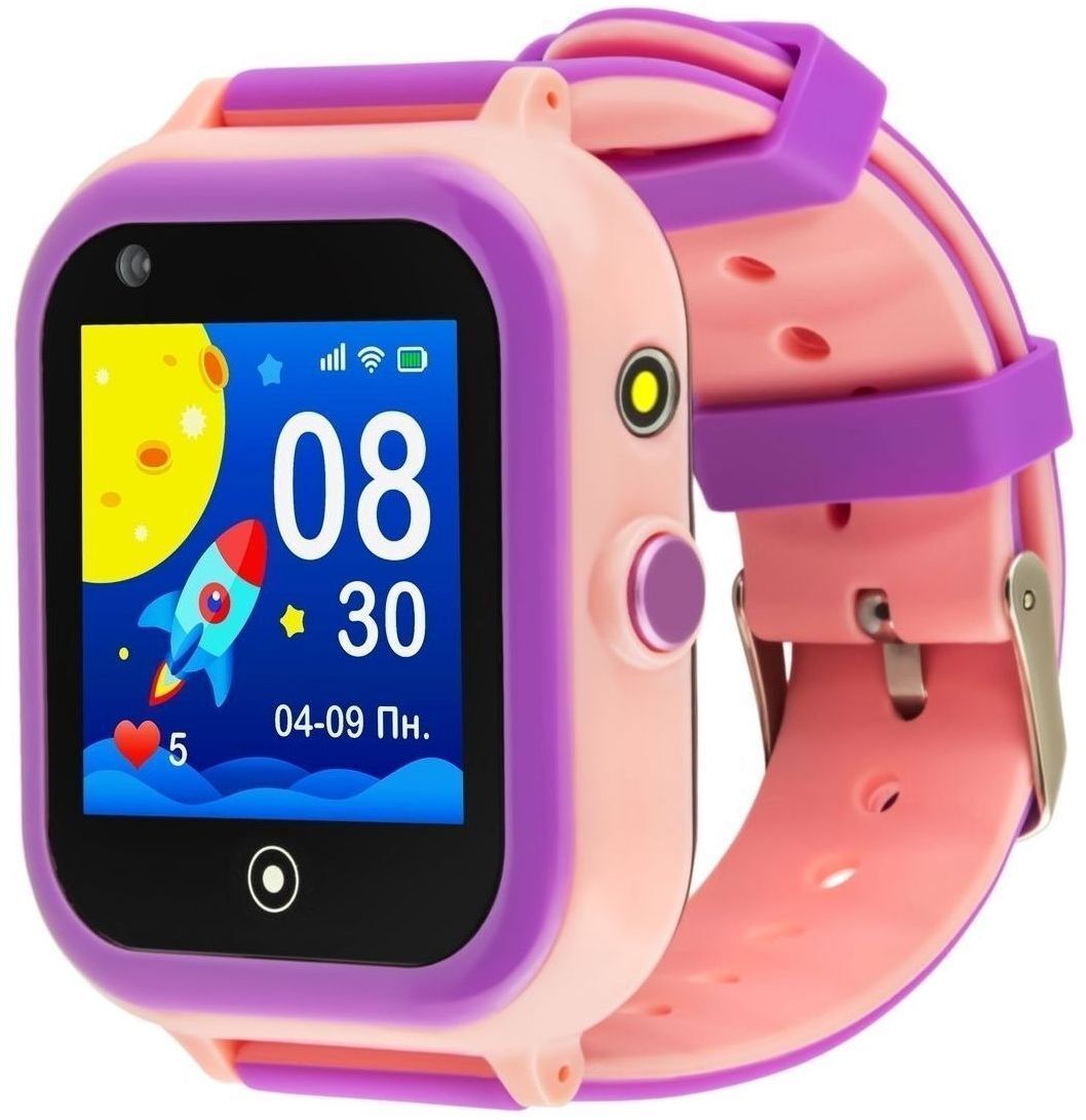 Детские смарт-часы Garmix PointPRO-200 4G/GPS/WiFi Pink фото1
