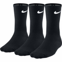 Набор носков Nike U Perf Ltwt Crew 3Pr SX4704-001 L (42-46) 3 шт черные