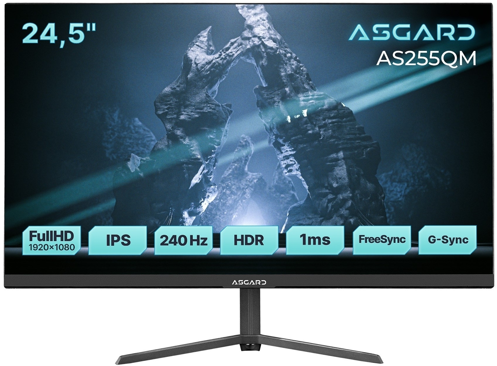Монітор 24.5" ASGARD Gaming AS255QM фото1