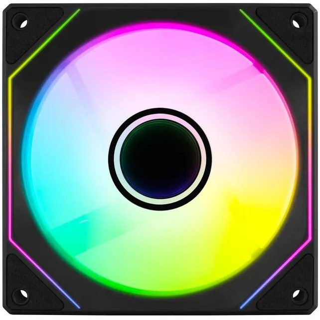 Корпусный вентилятор AEROCOOL Phantom M-3 12 PWM ARGB Black (ACF3-MR11217.11) фото1
