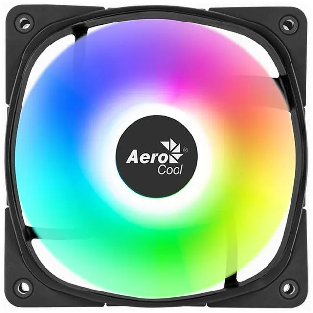Корпусный вентилятор AEROCOOL Frame X 12 PWM ARGB Black (ACF3-FM11217.11) фото1