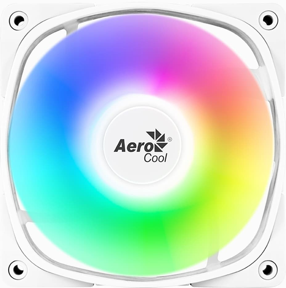 Корпусный вентилятор AEROCOOL Frame X 12 PWM ARGB White (ACF3-FM11217.21) фото1