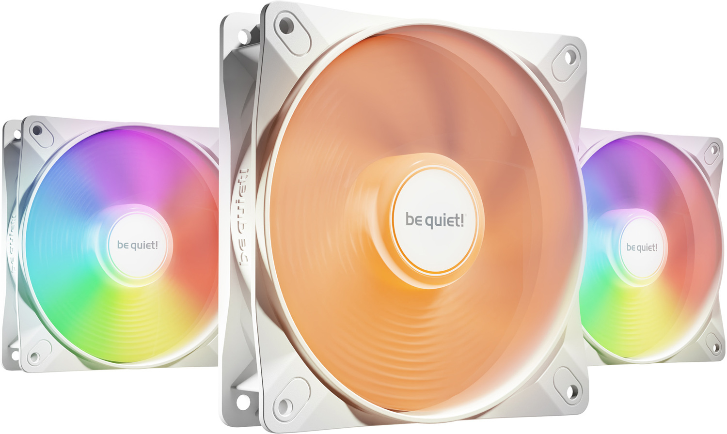Комплект корпусных вентиляторов be quiet! Light Wings LX 120mm PWM High-Speed 3-Pack White (BL125)
