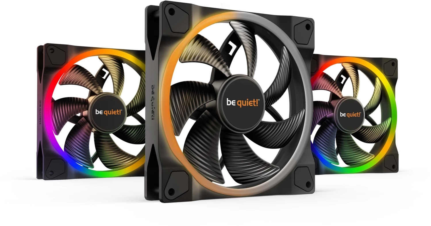 Комплект корпусных вентиляторов be quiet! Light Wings 140mm PWM Triple Pack (BL078)