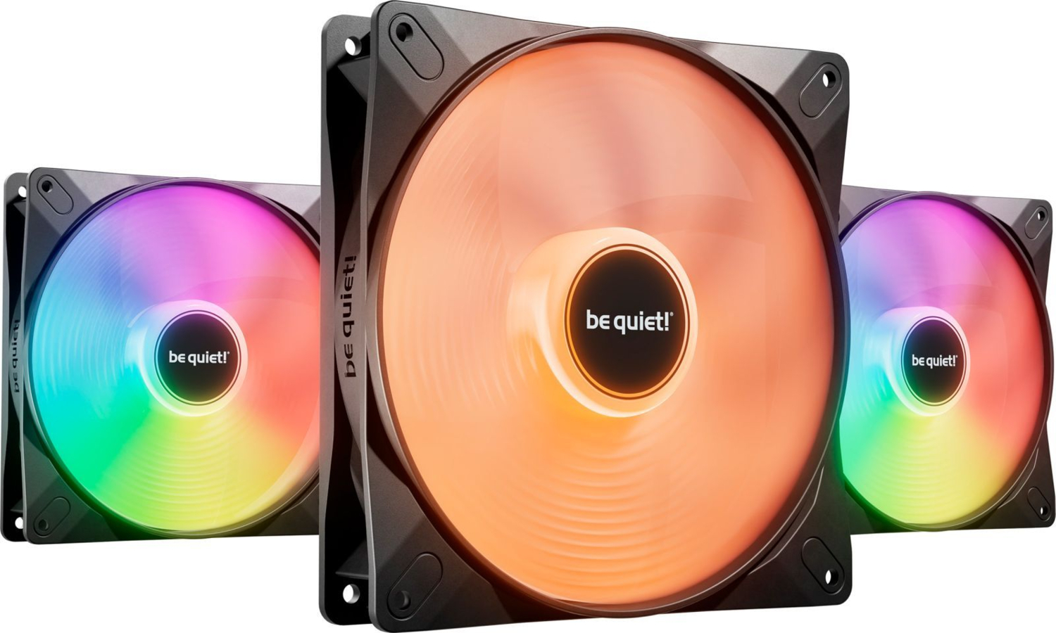 Комплект корпусных вентиляторов be quiet! Light Wings LX 140mm PWM High-Speed 3-Pack Black (BL130)