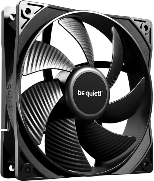 Комплект корпусных вентиляторов be quiet! Pure Wings 3 120mm PWM 3-Pack Black (BL141)