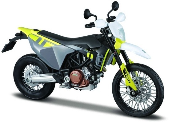 Мотоцикл Maisto 2023 Husqvarna 701 Supermoto, масштаб 1:12 (31101-23093) фото1