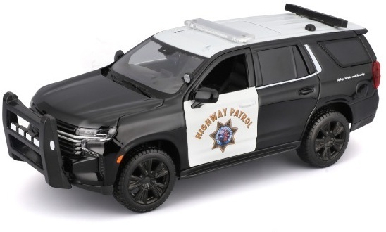 Машинка Maisto 2021 Chevrolet Tahoe, масштаб 1:26 черный (32548 black) фото1