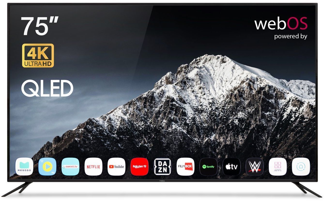 Телевізор Vinga S75UHD25QWEB фото1