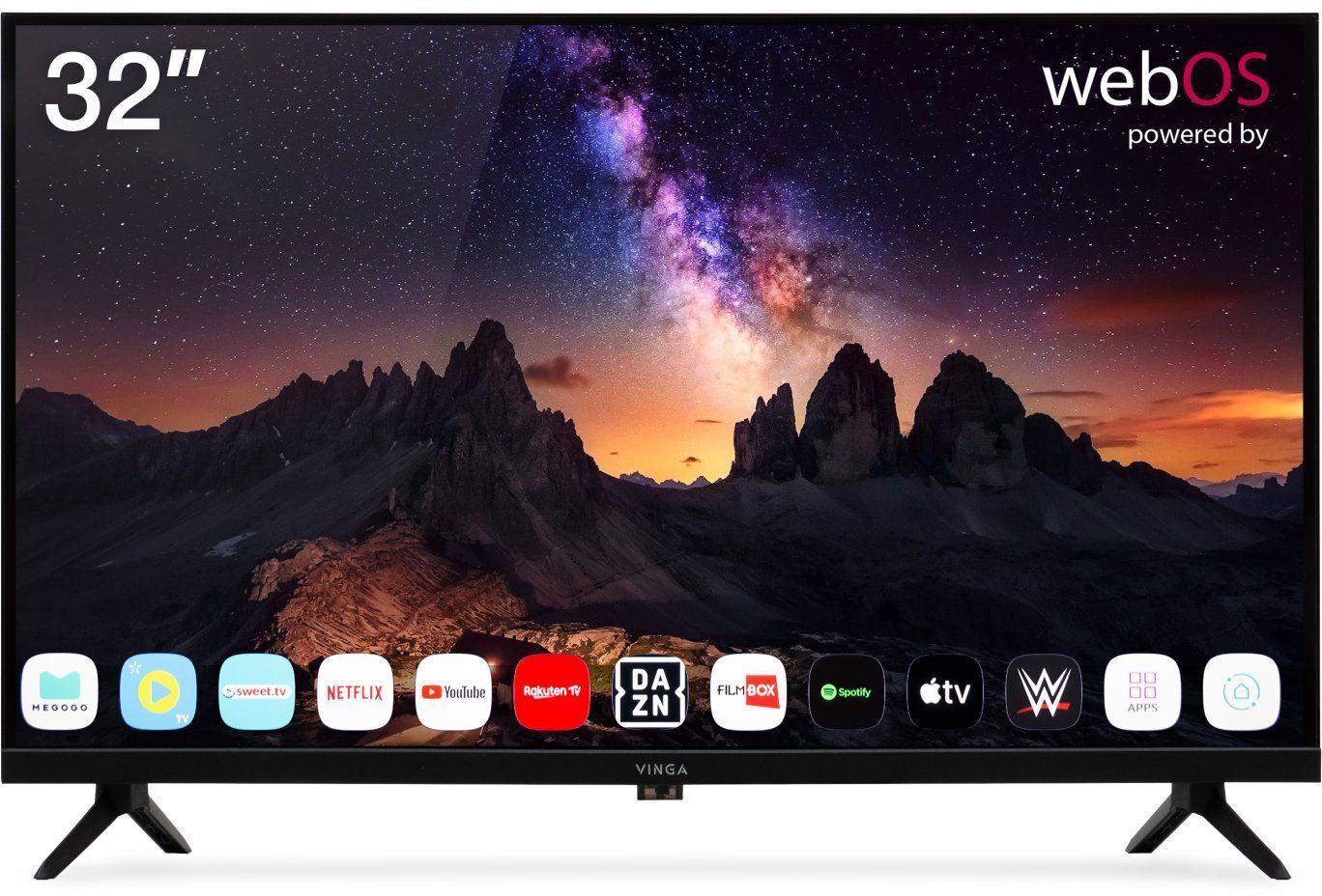 Телевізор Vinga S32HD26BWEB фото1