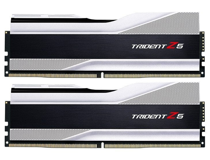 Память для ПК G.Skill DDR5 2x16GB/5600 Trident Z5 Silver (F5-5600J4040C16GX2-TZ5S) фото1