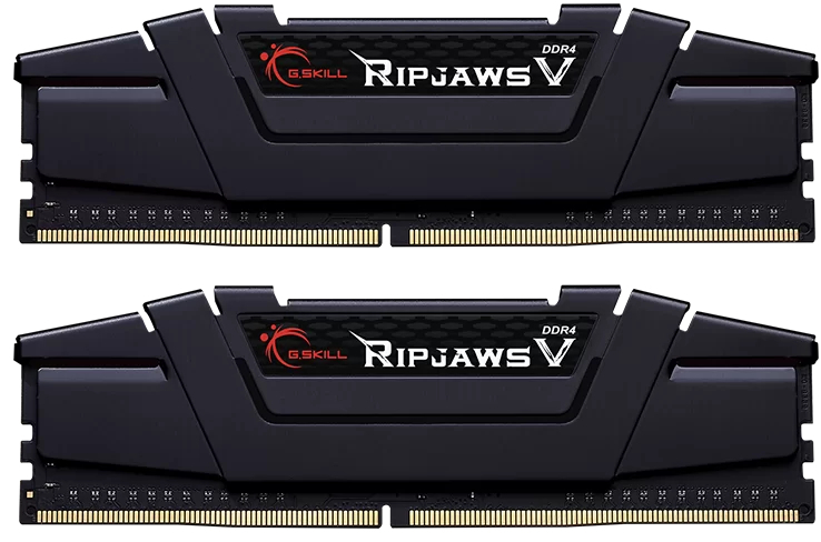 Пам'ять для ПК G.Skill DDR4 2x16GB/3600 Ripjaws V Black (F4-3600C16D-32GVKC) фото1