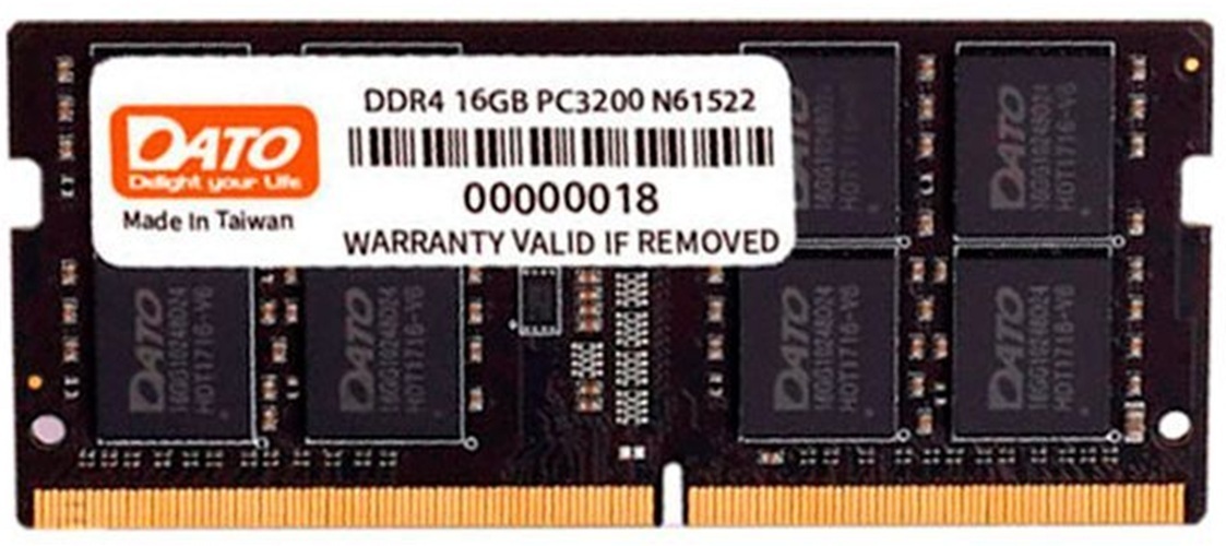 Память для ноутбука Dato SO-DIMM DDR4 16GB/3200 (DT16G4DSDND32) фото1