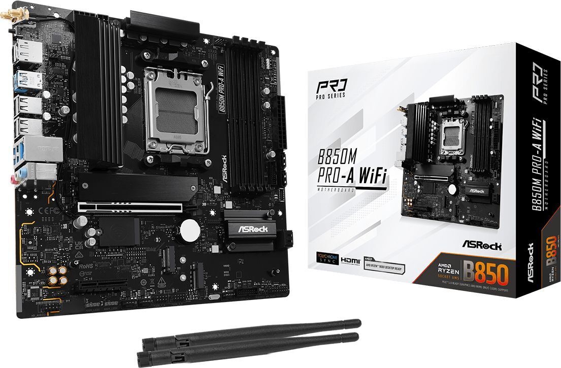 Материнська плата ASRock B850M Pro-A WiFi Socket AM5 фото1
