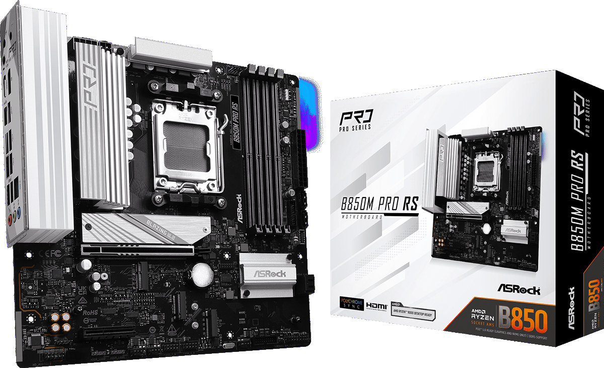 Материнcкая плата ASRock B850M Pro RS Socket AM5 фото1