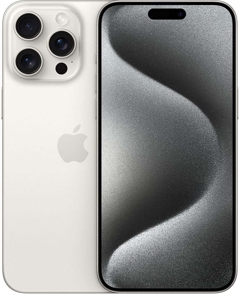 Смартфон Refurbished Apple iPhone 15 Pro Max 256Gb White Titanium (Идеальное состояние, A+) фото1