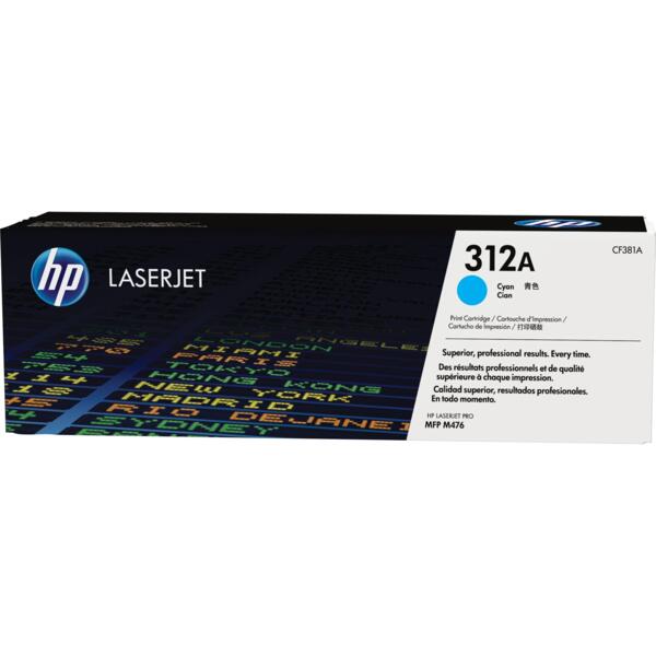 

Картридж лазерный HP 312A LJ Pro M476dn/M476dw/M476nw Cyan (CF381A)