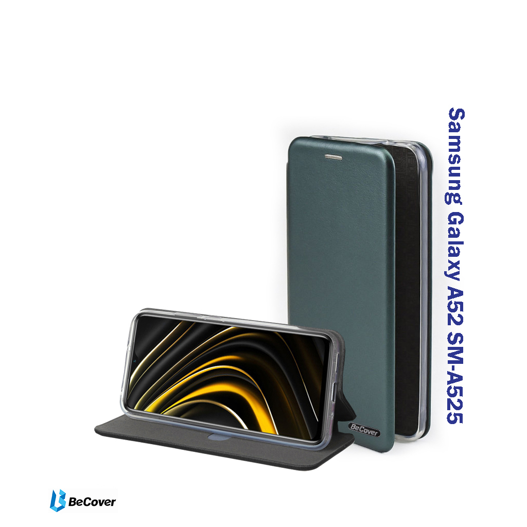 Чохол-книжка BeCover Exclusive для Samsung Galaxy A52 SM-A525 Dark Green (707012) фото1