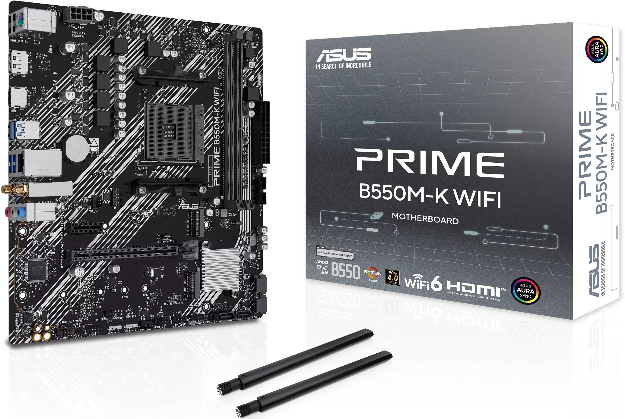 Материнська плата Asus Prime B550M-K WiFi Socket AM4 фото1