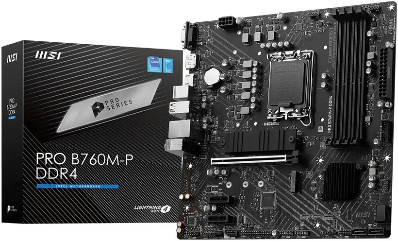 Материнская плата MSI Pro B760M-P DDR4 Socket 1700 фото1