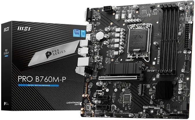 Материнская плата MSI Pro B760M-P Socket 1700 фото1