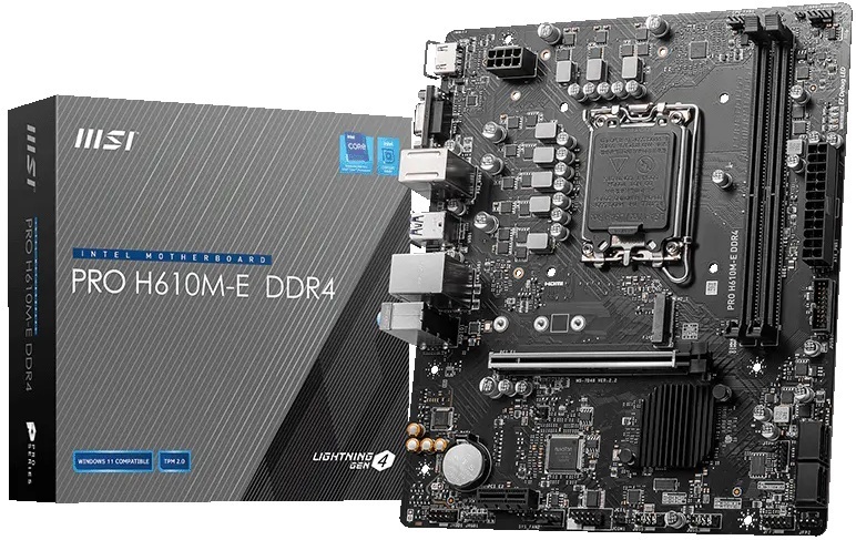 Материнская плата MSI Pro H610M-E Socket 1700 фото1