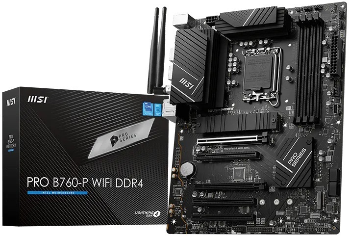 Материнская плата MSI Pro B760-P WiFi DDR4 (PRO B760-P WIFI DDR4) фото1