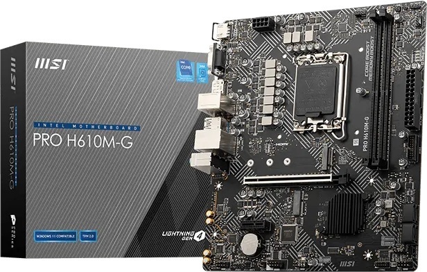 Материнская плата MSI Pro H610M-G Socket 1700 фото1