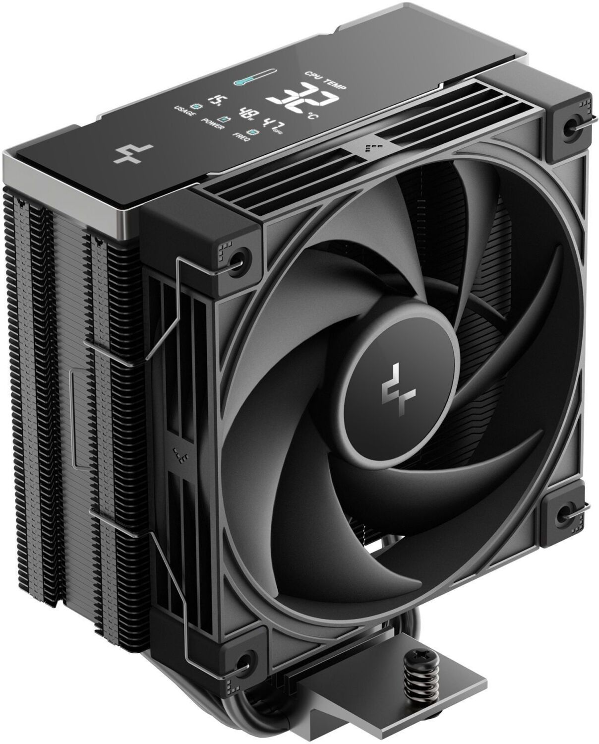 Кулер процессорный DeepCool AK400 G2 Digital NYX Black (R-AK400G2-BKNNMN-GJD-1); Intel: 1851/1700/120