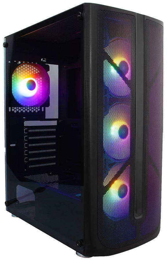 Корпус 1stPlayer X4-BK-4F1-PS-750FK-EU Black 750W фото1