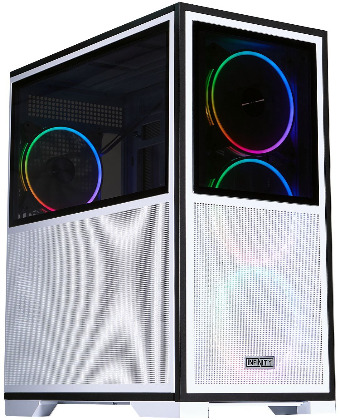 Корпус 1stPlayer IF8-WH-4FO7-14-W White фото1