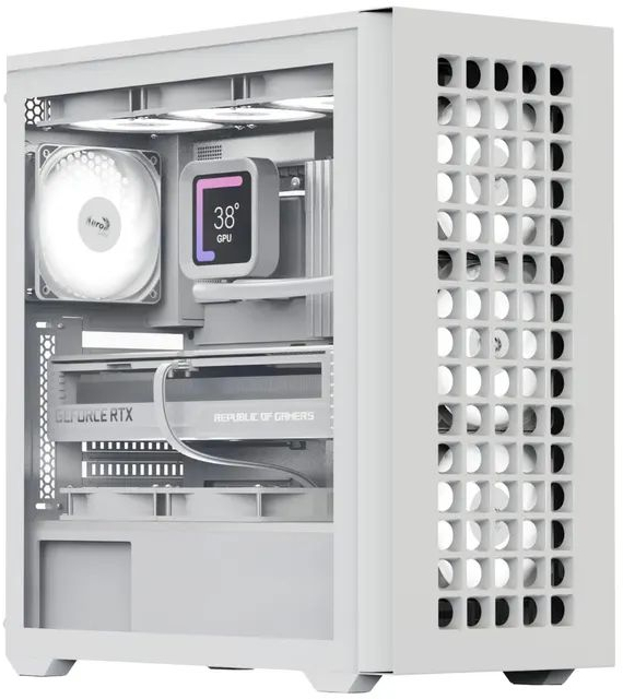Корпус AeroCool D502A-G-WT-v1 (ACCM-DS02043.21) White фото1