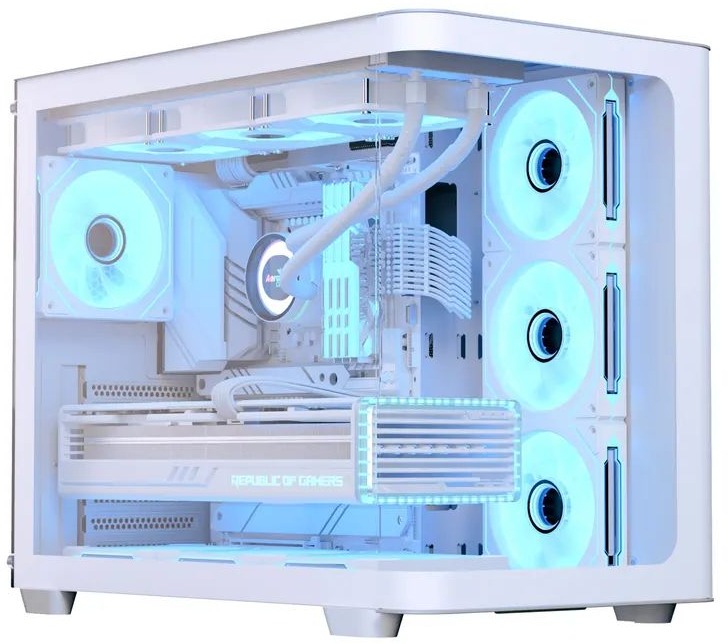 Корпус AeroCool P500C-G-WT-v1 (ACCM-PN01043.21) White без БЖ фото1