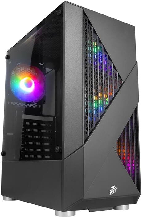 Корпус 1stPlayer F3-A-BK-4F1 Black фото1
