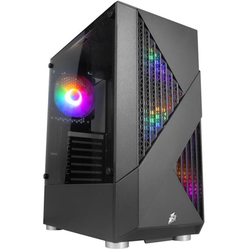 Корпус 1stPlayer F3-A-BK-4F1 Black