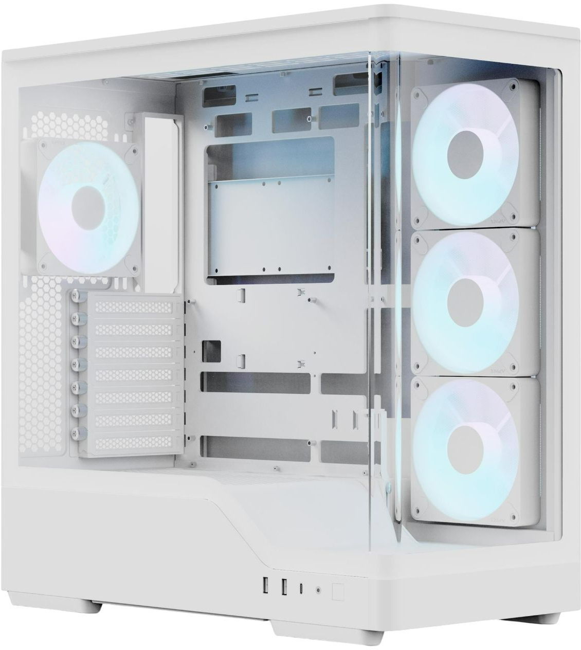 Корпус AeroCool P500A-WT-v1 White (ACCM-PN08143.21) фото1