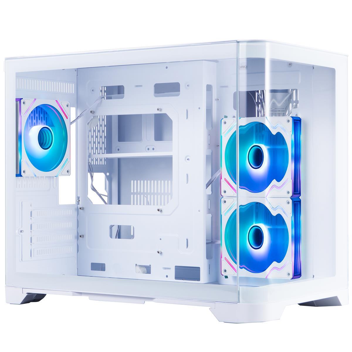 Корпус 1stPlayer UV6-WH-2FC7R-W-1FC7-W White без БЖ фото1