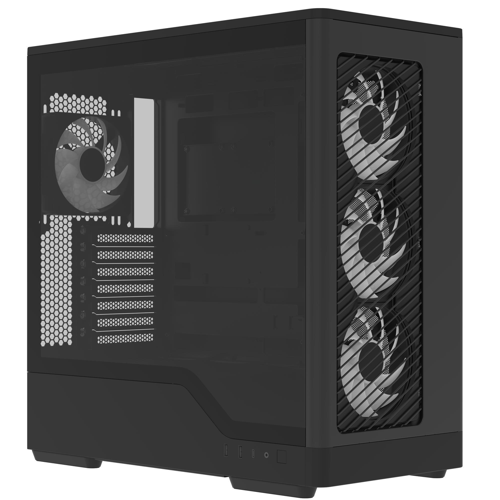 Корпус AeroCool D520A-BK-v1 Black (ACCM-DS05143.11) фото1