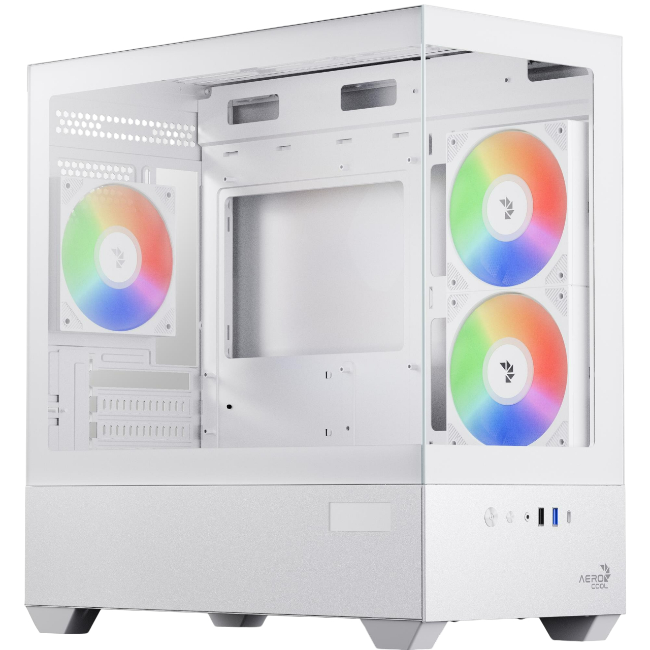 Корпус AeroCool P300D Digi-G-WT-v1 White (ACCS-PN05033.21) фото1