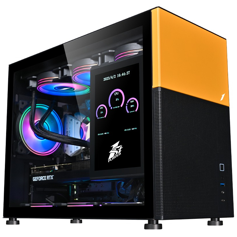 Корпус 1stPlayer Mi6-EV Black без БЖ фото1