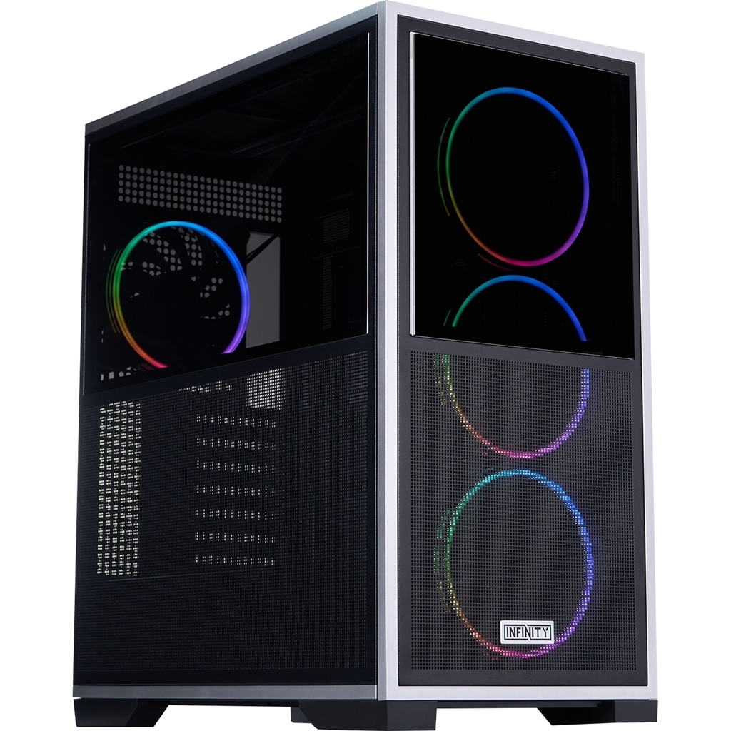 Корпус 1stPlayer IF8-BK-4FO7-14 Black фото1