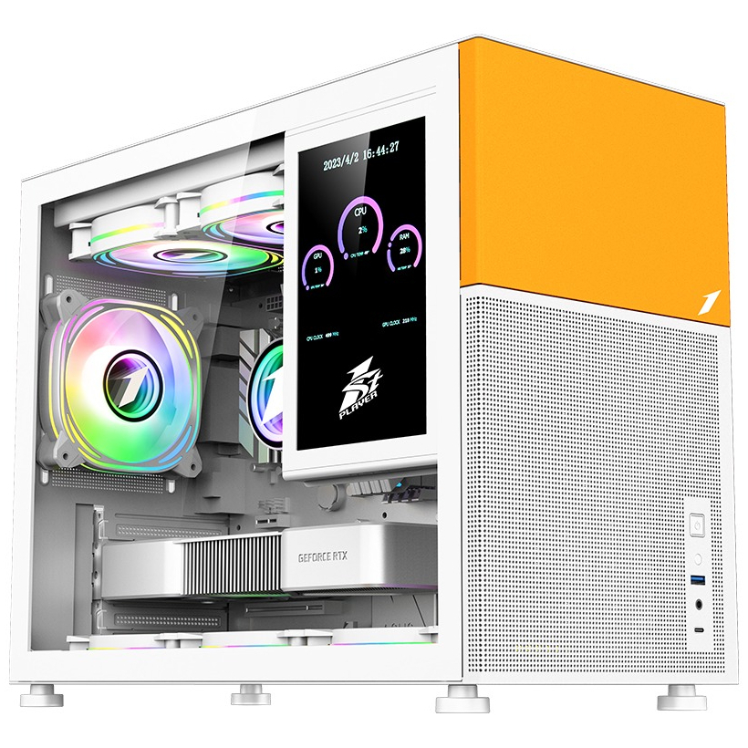 Корпус 1stPlayer Mi6-EV White без БЖ фото1